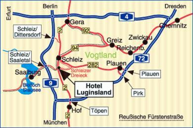 Hotel Luginsland Schleiz Zewnętrze zdjęcie